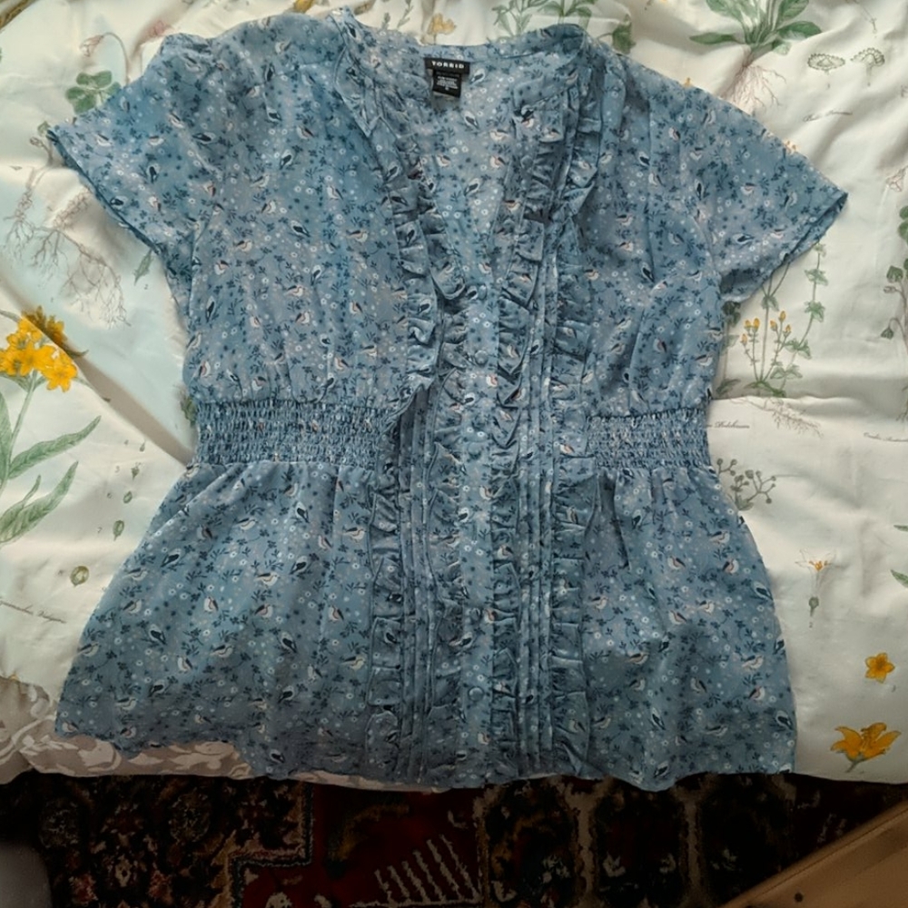 Sheer Torrid blouse